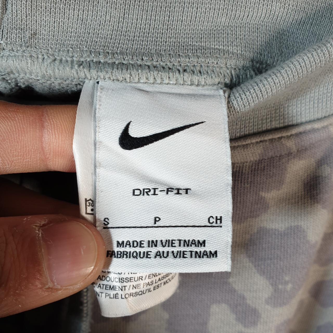 Vintage Nike Dri Fit Sweatpant Joggers Womens Small Grey Swoosh Sports Tracksuit - Big Fish Vintage