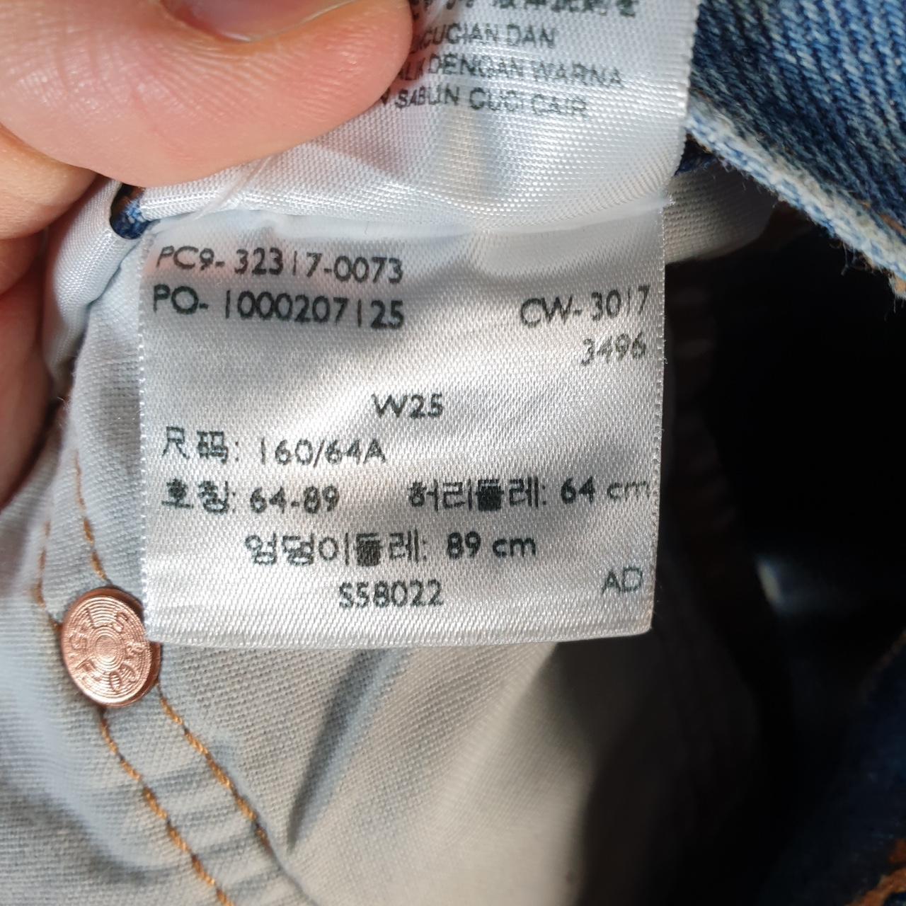 Vintage Levi’s 501 Cut Off Baggy Shorts Jorts Cargo Womens W25 Blue Relaxed Denim