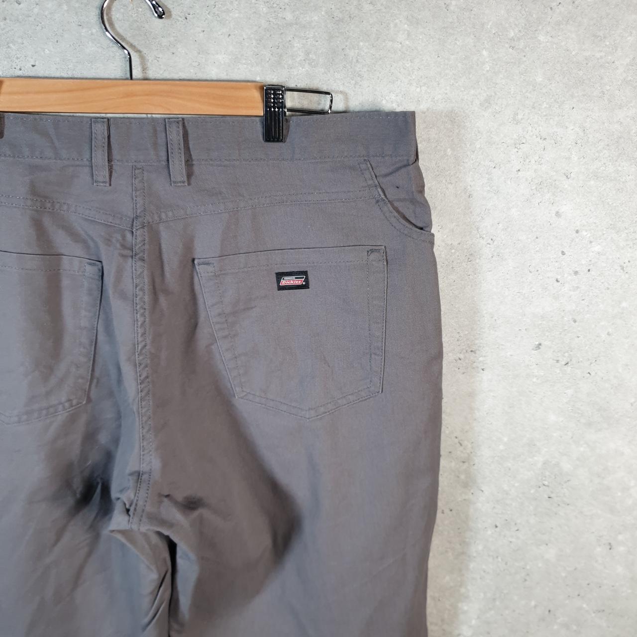 Vintage Dickies Baggy Chino Shorts Jorts Cargo Mens W38 Grey Relaxed Fit