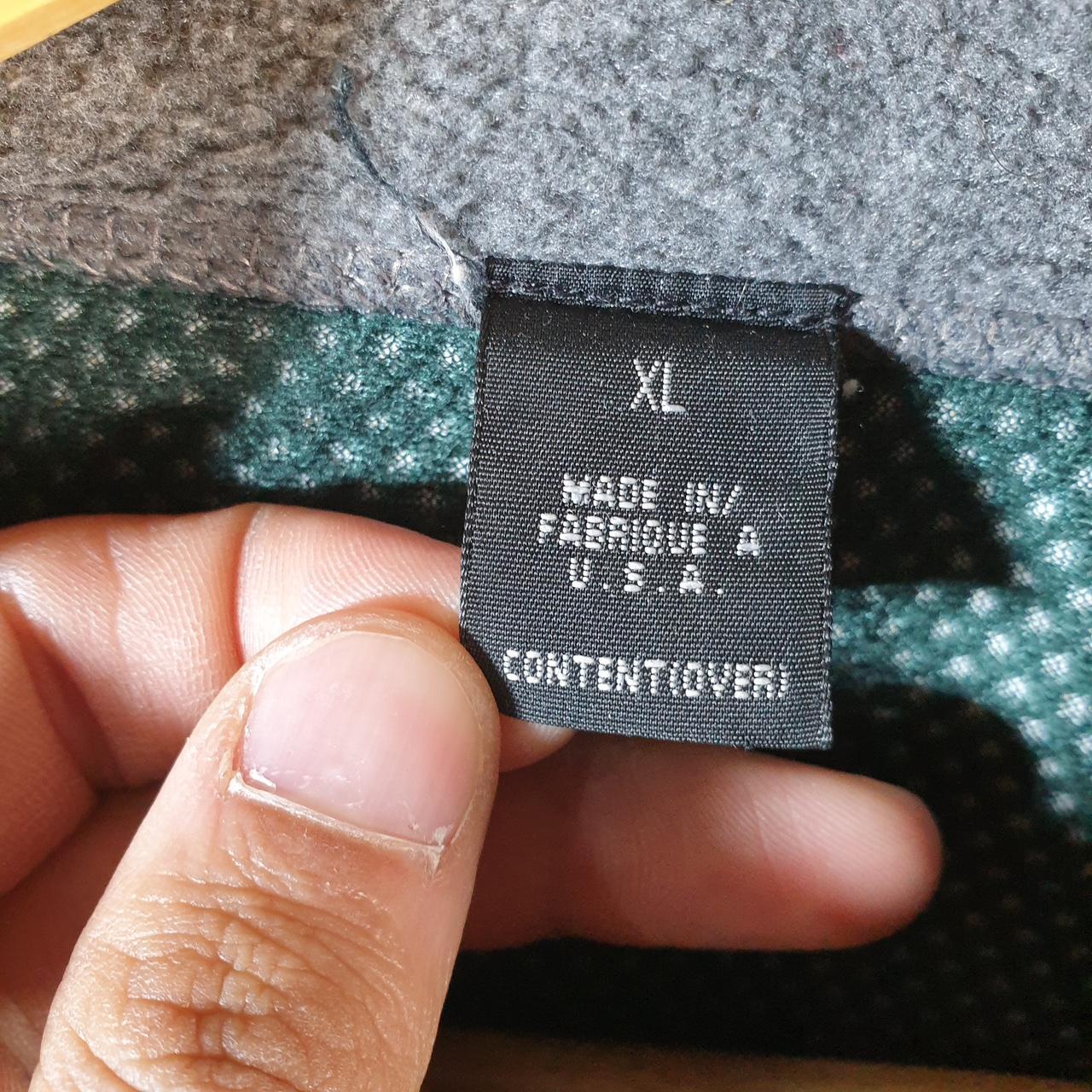 Vintage Patagonia Lightweight 90s USA Fleece Full Zip Sweatshirt Mens XL Grey