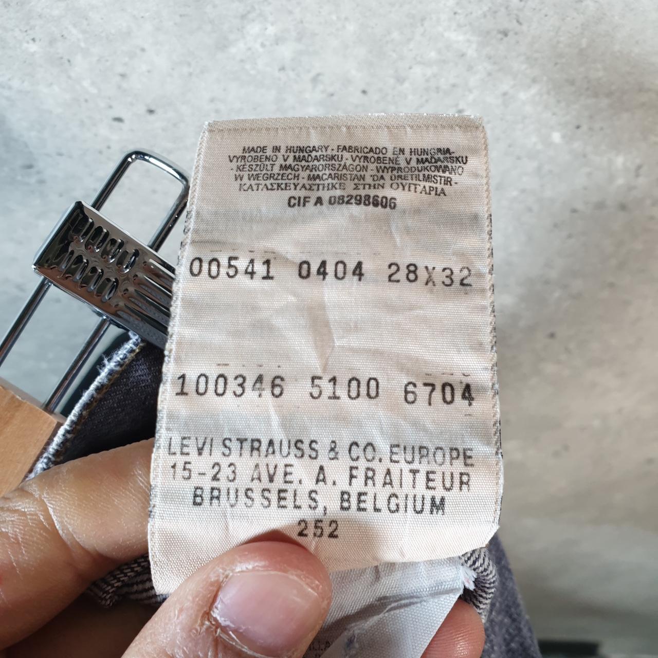 Vintage Levi’s 541 Y2K Embroidered Jeans Mens W28 L32 Grey Hip Hop Pattern Pocket Big Fish Vintage