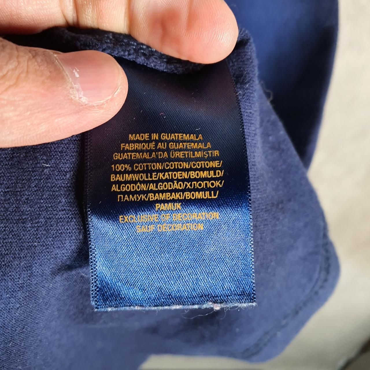 Vintage Ralph Lauren Polo T Shirt Men’s XL Blue Embroidered Pony Classic Fit C9107