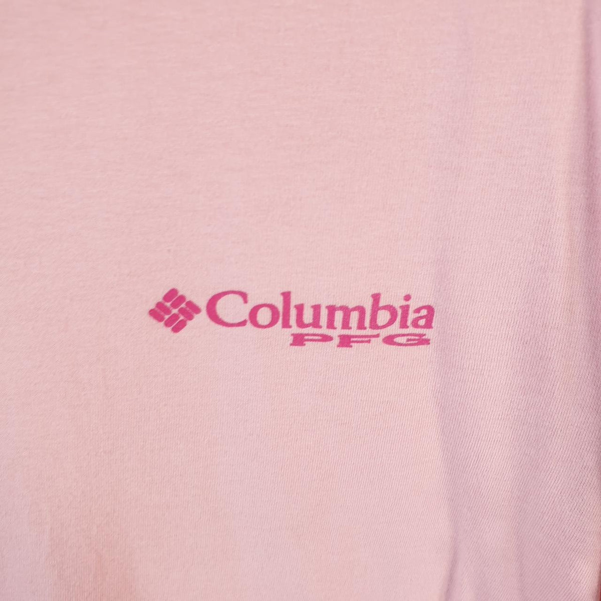 Vintage Columbia USA Flag T Shirt Shirt Men’s Medium Pink Logo Athletic