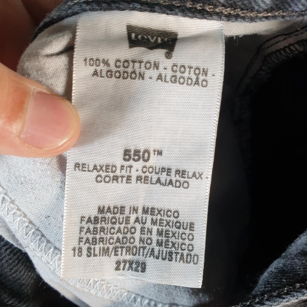 Vintage Levi’s 550 Cut Off Baggy Shorts Jorts Cargo Womens W27 Grey Relaxed Denim