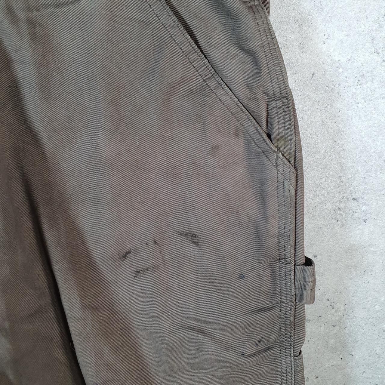 Vintage Carhartt Baggy Carpenter Shorts Jorts Cargo Men’s W32 Brown Relaxed Fit Workwear Big Fish Vintage