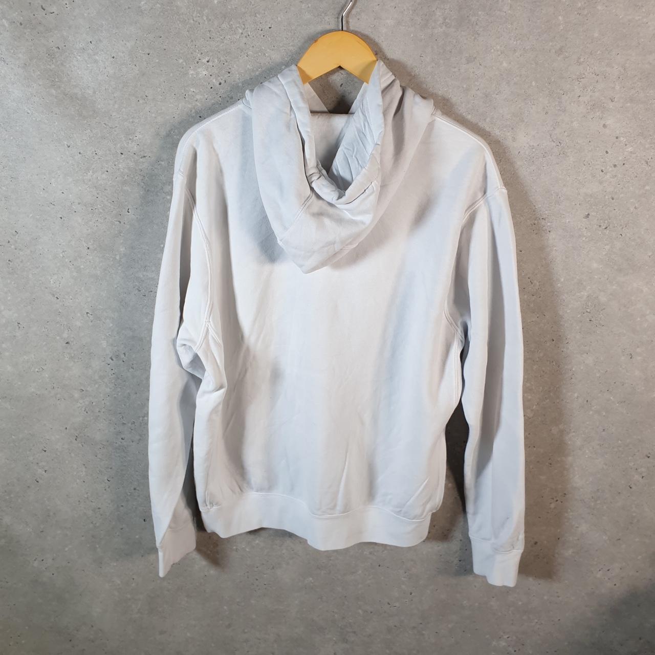 Vintage Nike Club Embroidered Hoodie Men’s Medium White Swoosh Y2K Pullover