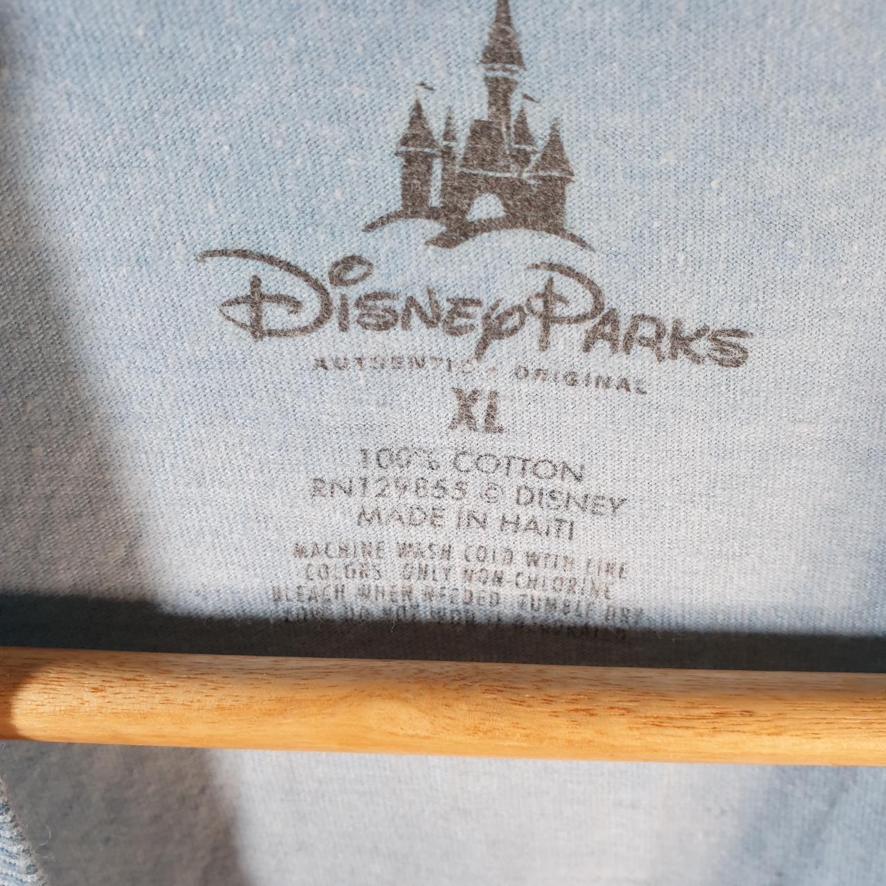 Vintage Disney Land Trouble Maker T Shirt Men’s XL Blue Logo Graphic Cartoon