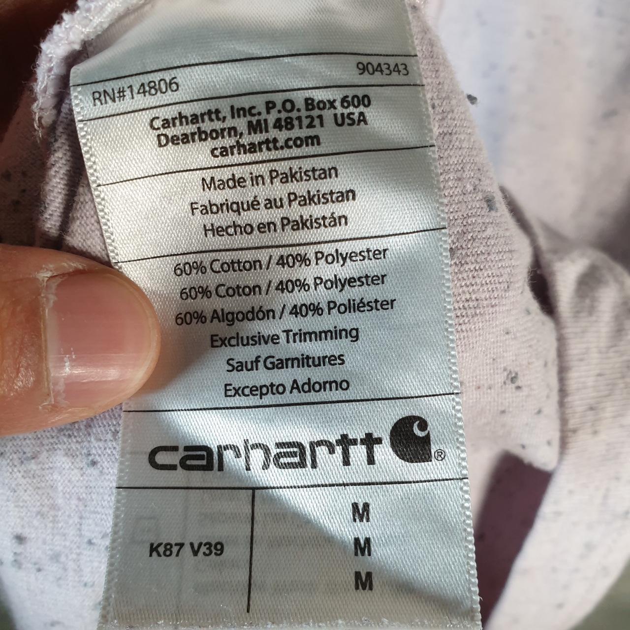 Vintage Carhartt Pocket T Shirt Men’s Medium Pink Workwear Chore Utility Loose Fit C9183