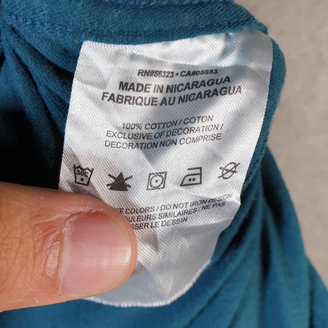 Vintage Nike T Shirt Men’s XL Blue Printed Single Swoosh Logo Athletic C8283