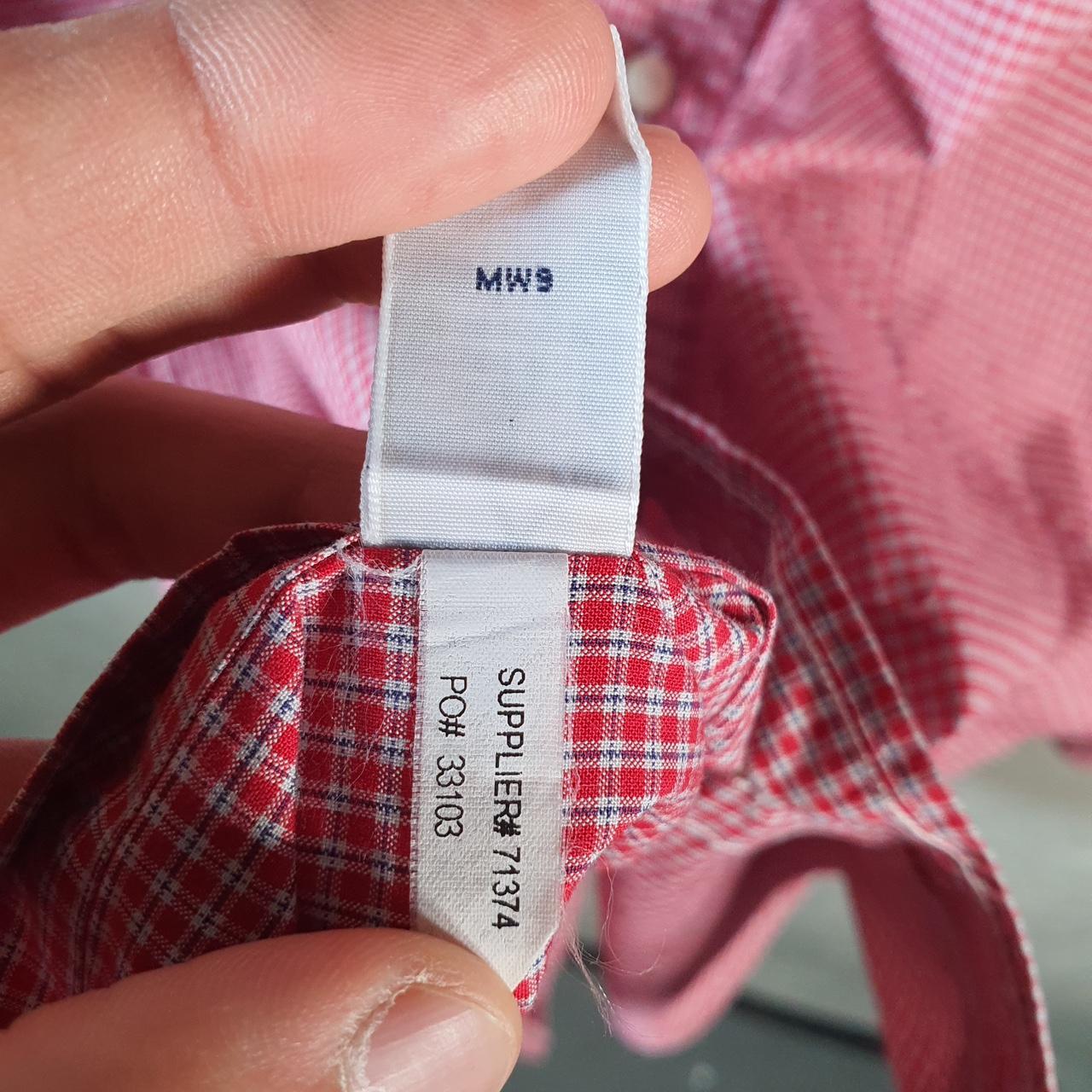 Vintage Ralph Lauren Button Down Shirt Men’s Large Checkered Red Classic Fit Cotton Pony