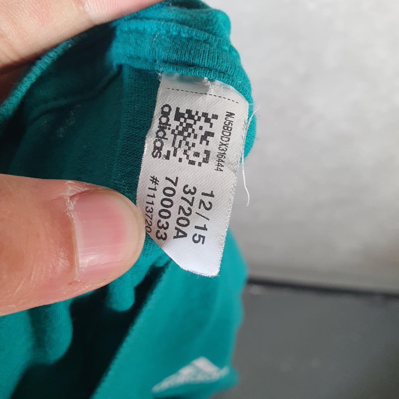 Vintage Adidas Go Tee T Shirt Shirt Men’s XL Blue Three Stripes Logo Athletic C9741