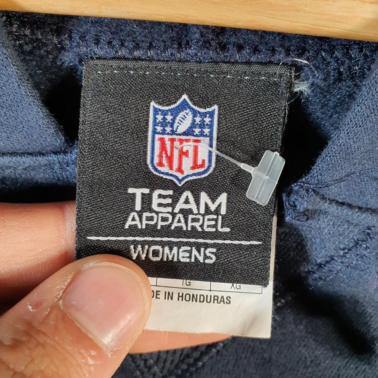 Vintage NFL New England Patriots Hoodie Womens XL Navy Blue Pullover USA Pro Sport