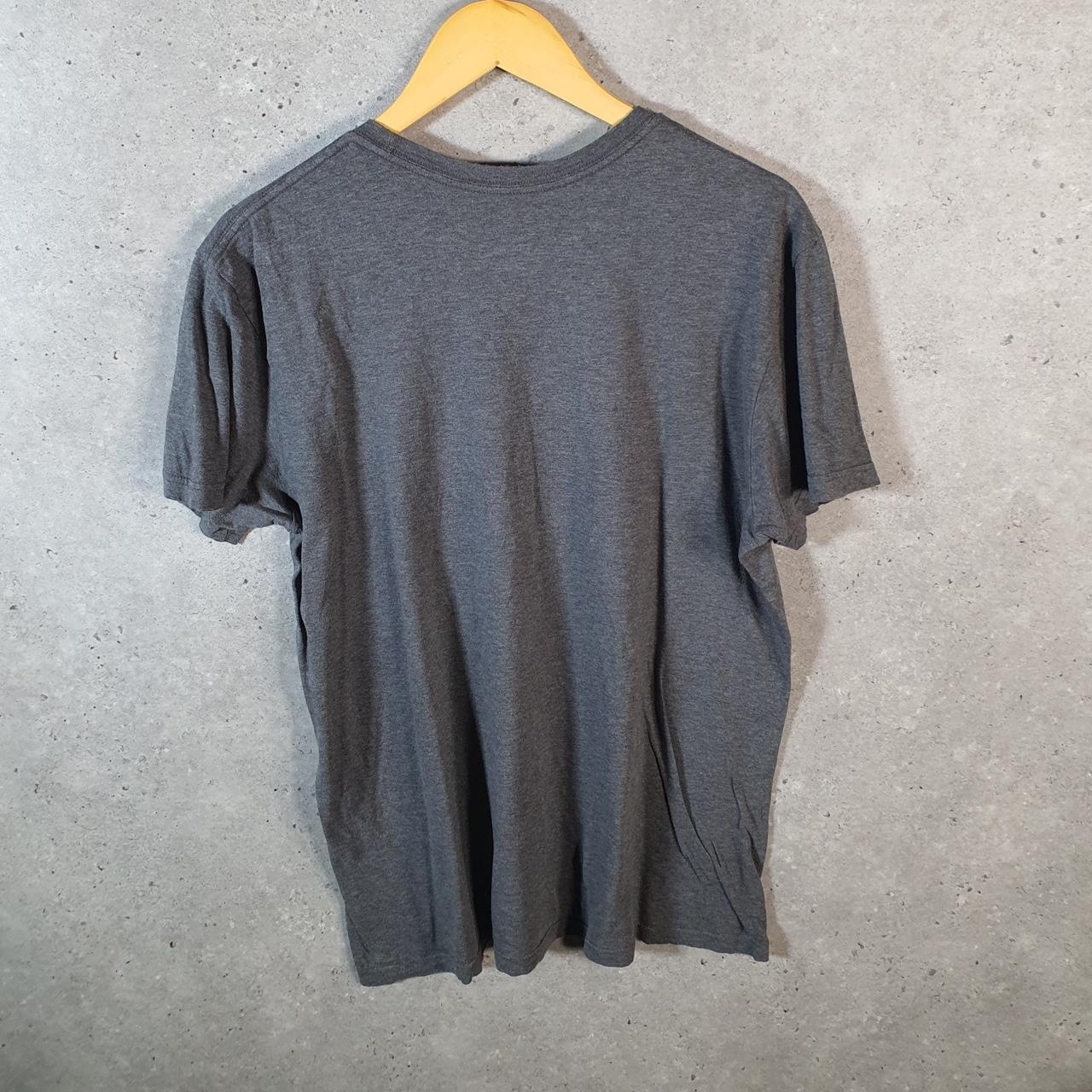 Vintage Ralph Lauren Polo T Shirt Men’s Medium Grey Embroidered Classic Fit Pony C9132