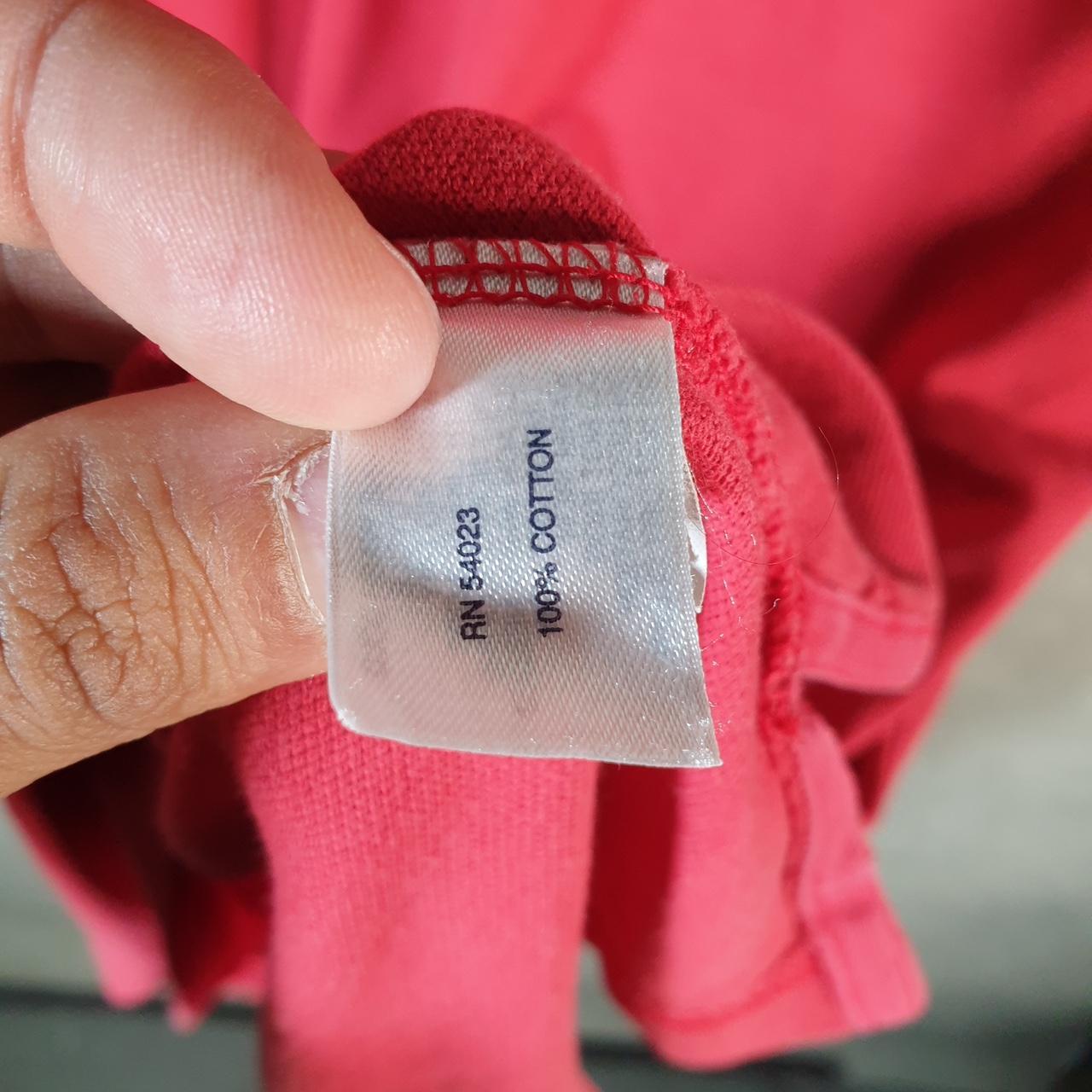 Vintage Gap Button Up Polo Shirt Men’s Large Pink Logo Classic Fit Blank Baggy