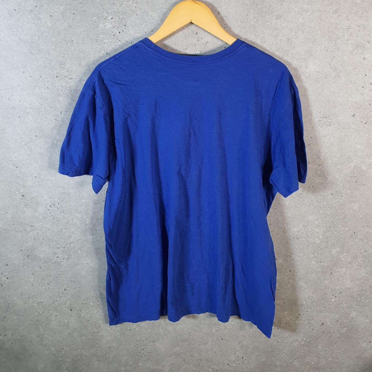 Vintage Ralph Lauren Polo T Shirt Men’s Large Blue Embroidered Pony Classic Fit C9138