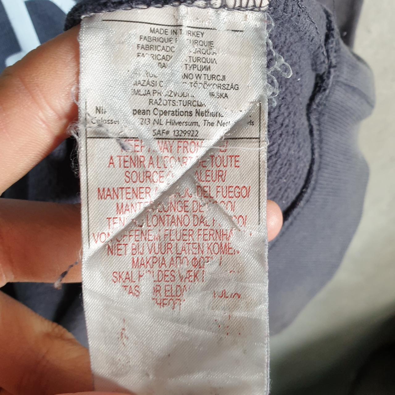 Vintage Nike Air Spellout Hoodie Womens Medium Grey Swoosh Y2K Pullover