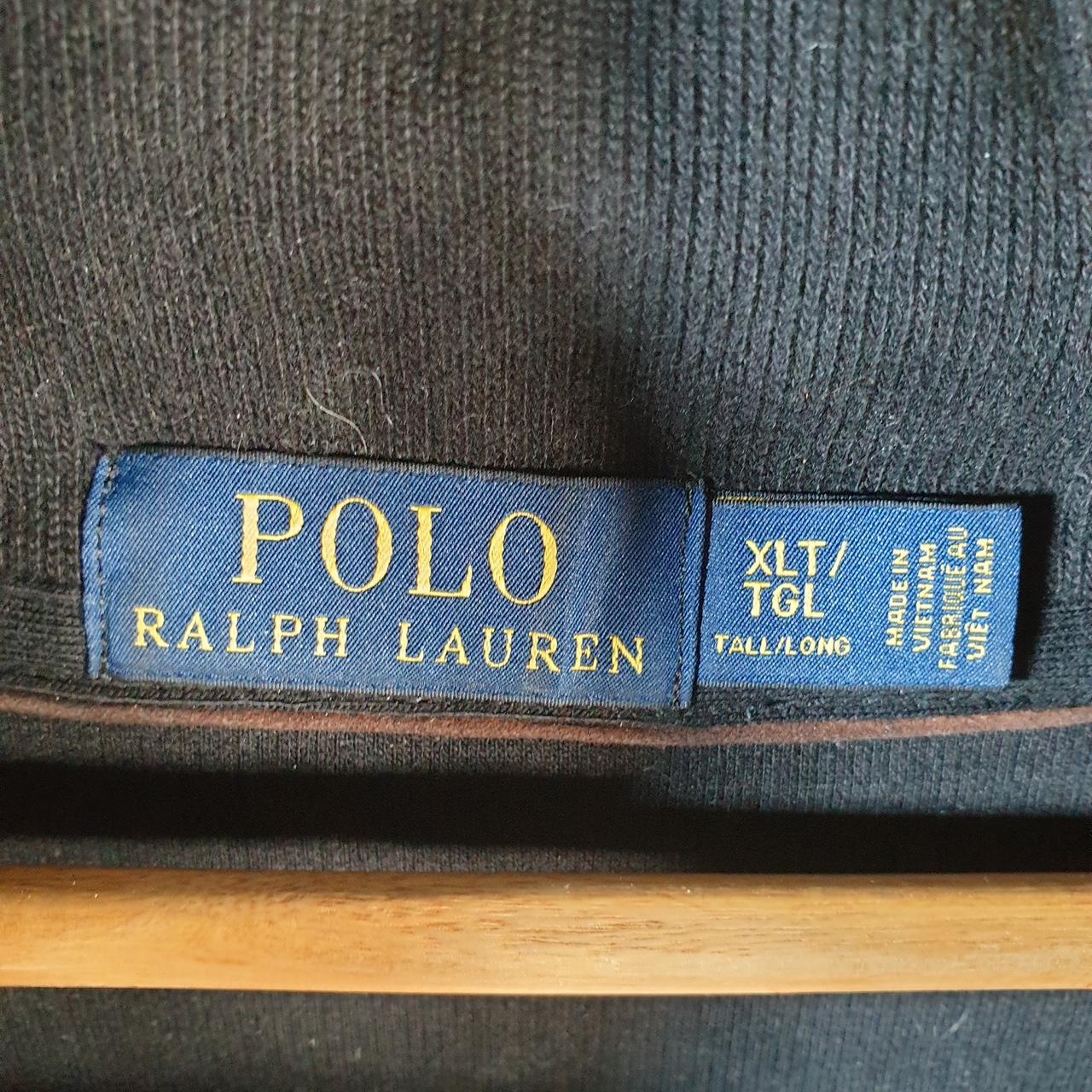 Vintage Ralph Lauren Polo 1/4 Button Sweatshirt Men’s  XL Tall Cotton Pullover Pony