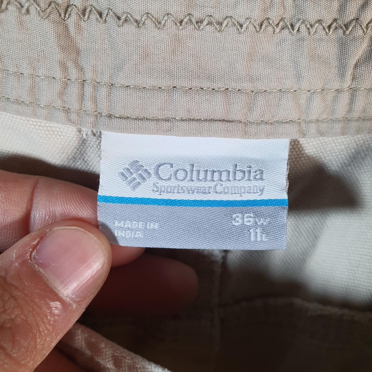 Vintage Columbia Carpenter Shorts Jorts Cargo Men’s W36 Brown Athletic Hiking Baggy A4244