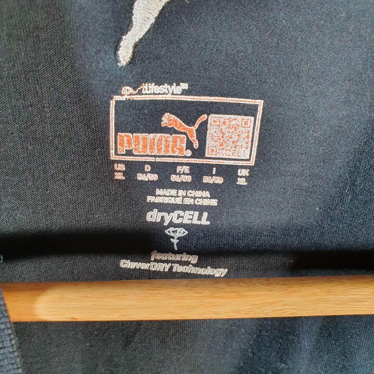 Vintage Puma Spellout T Shirt Men’s XL Black