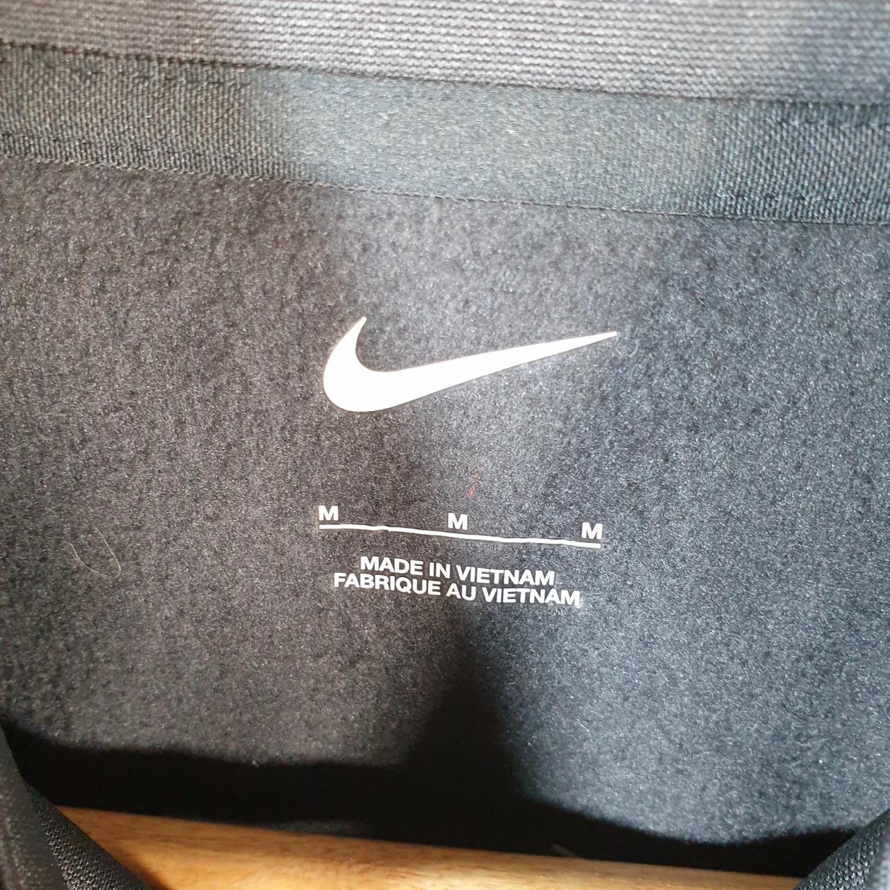 Vintage Nike Shell Track Jackets Mens Medium Grey Y2K Full Zip Logo