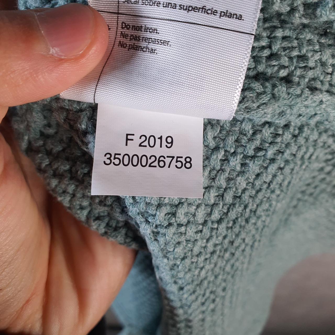 Vintage Carhartt Cable Knit Sweater Womens Large Blue Pullover USA Loose Fit