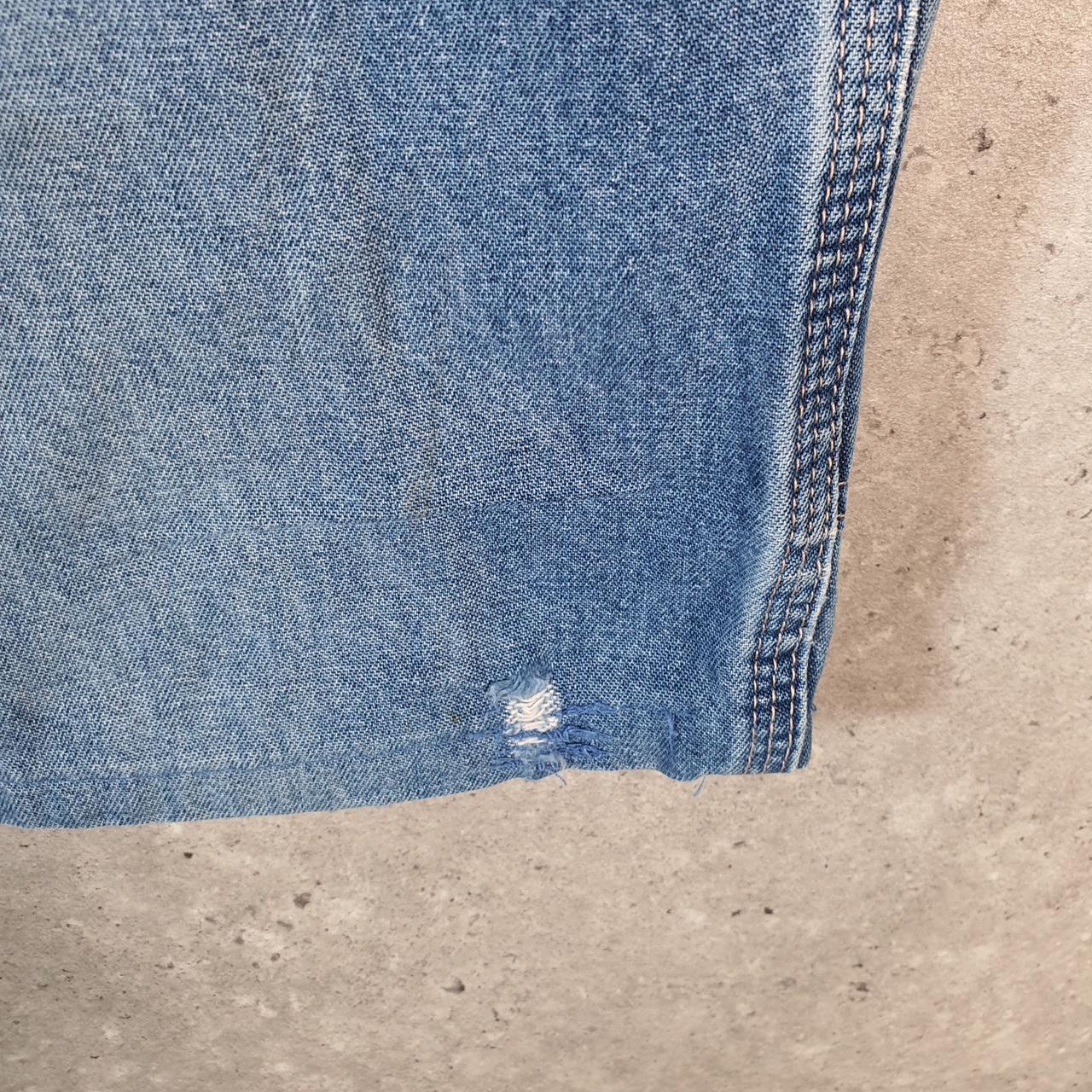 Vintage Carhartt Baggy Carpenter Shorts Jorts Cargo Men’s W40 Blue Relaxed Fit Workwear Big Fish Vintage