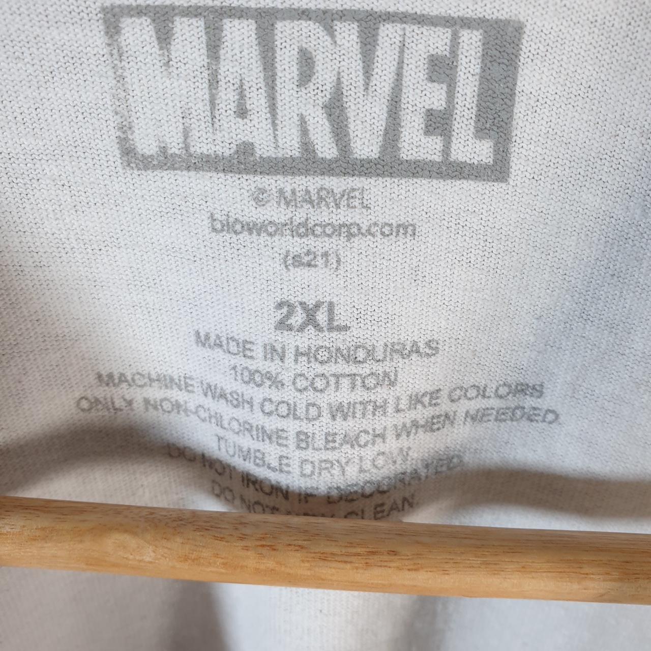 Vintage Marvel Deadpool T Shirt Shirt Men’s 2XL White Graphic Cartoon