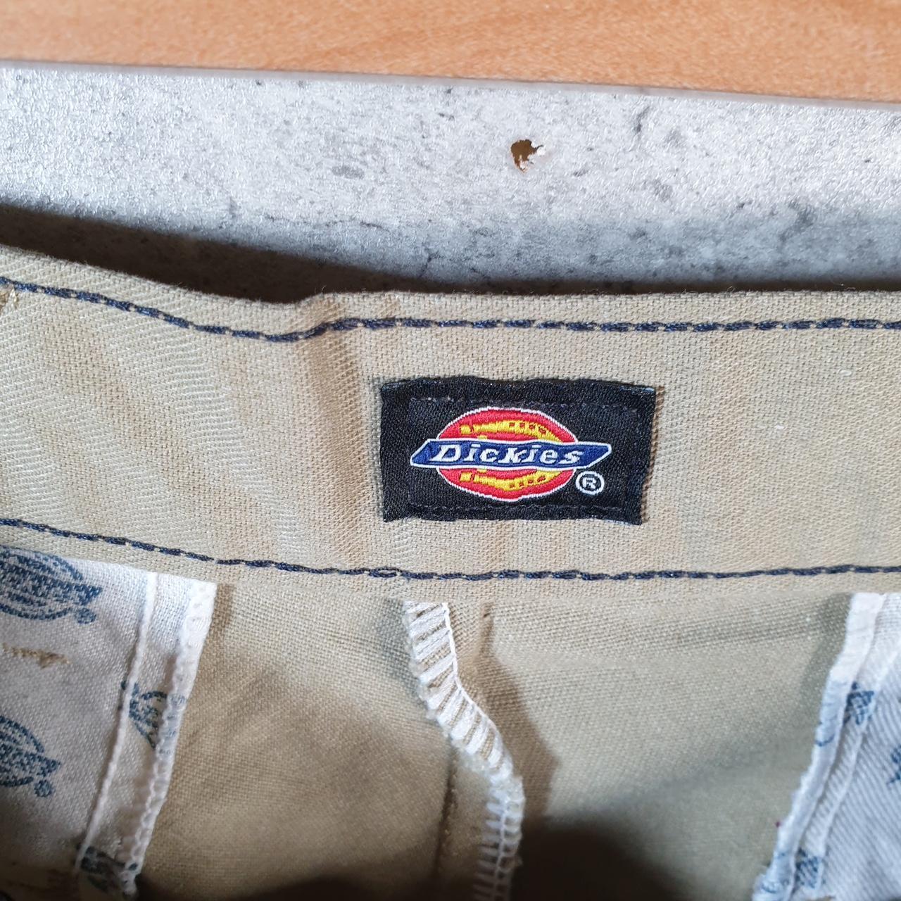 Vintage Dickies Baggy Chino Shorts Jorts Cargo Mens W33 Brown Loose Fit