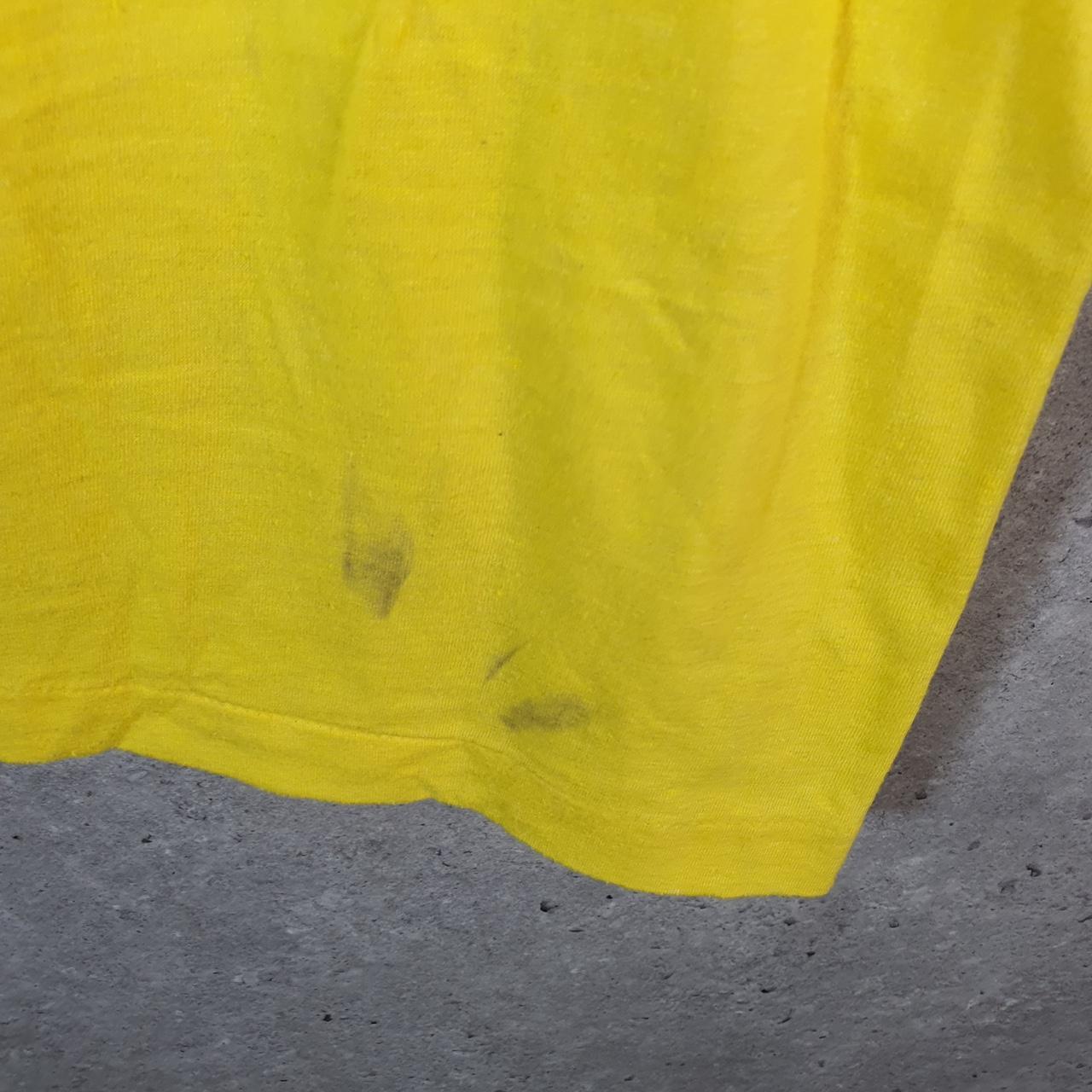 Vintage Triathlon Huntsville Alabama 90s USA Single Stitch T Shirt Men’s Small Yellow