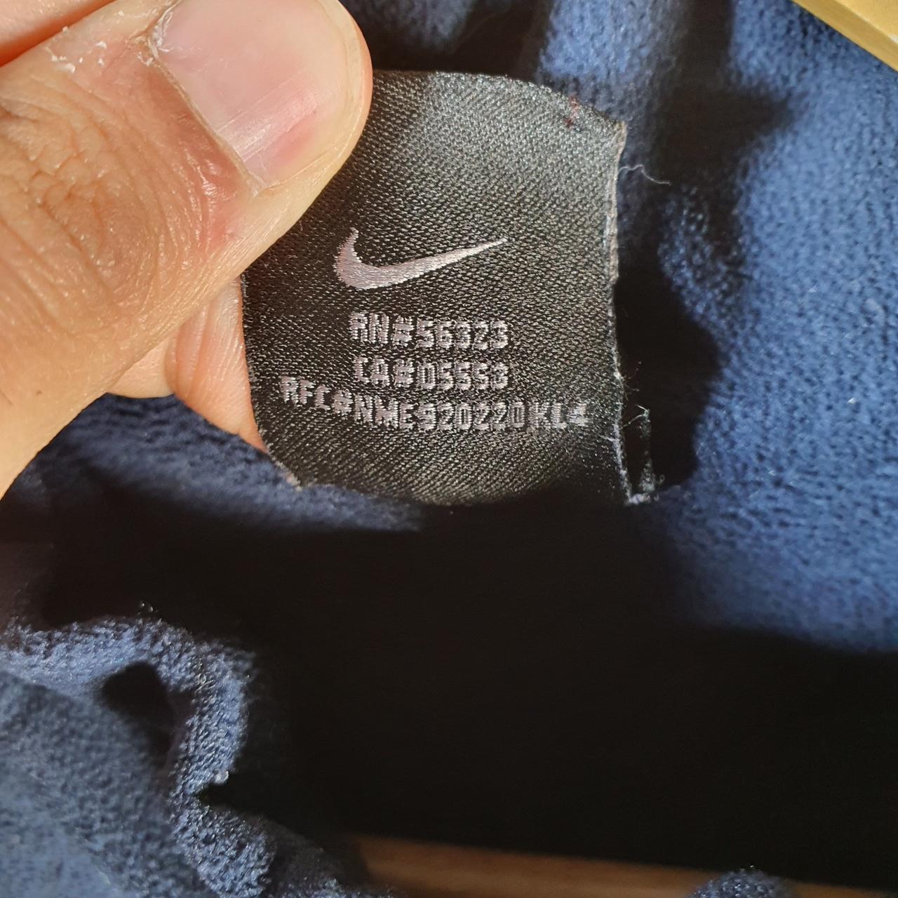 Vintage Nike 90s Therma Fit 1/4 Zip Sweatshirt Men’s Large Navy Blue Swoosh Y2K Pullover