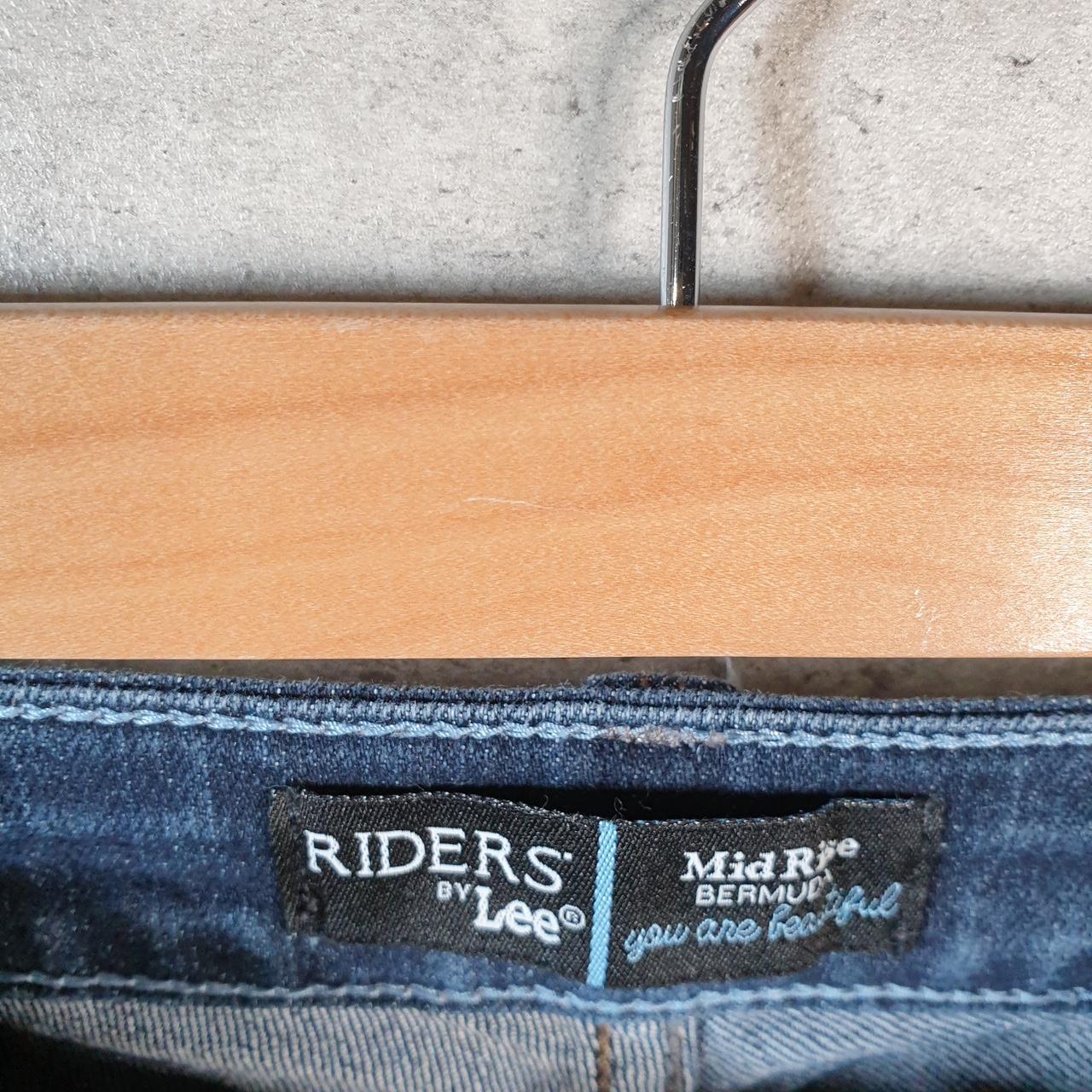 Vintage Lee Baggy Shorts Jorts Cargo Womens W32 Blue Relaxed Denim