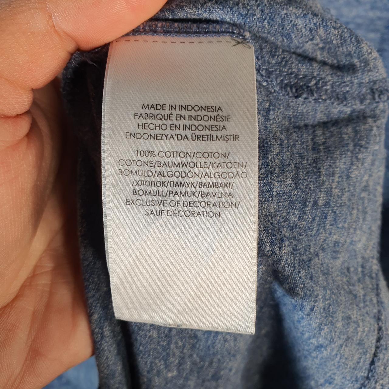 Vintage Ralph Lauren Polo Sport T Shirt Men’s XL Blue Custom Slim Fit Embroidered Pony C8706