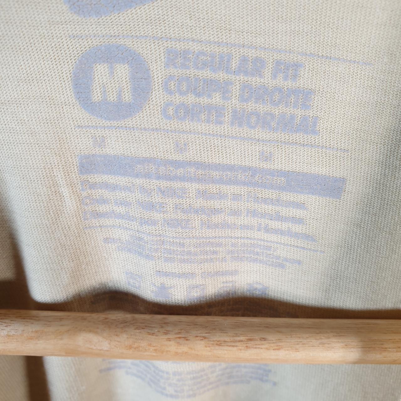 Vintage Nike T Shirt Men’s Medium Brown Embroidered Single Swoosh Logo Athletic