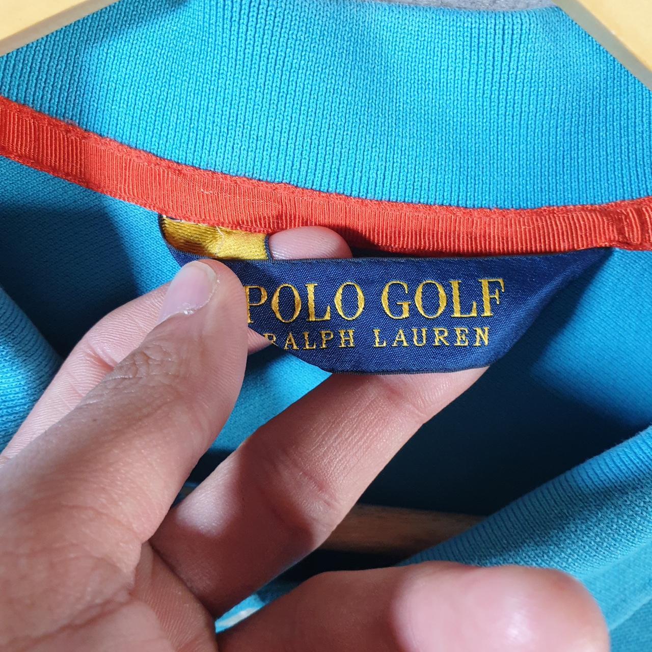 Vintage Ralph Lauren Polo Golf Shirt Mens XL Blue Casual Cotton Pro Fit Pony