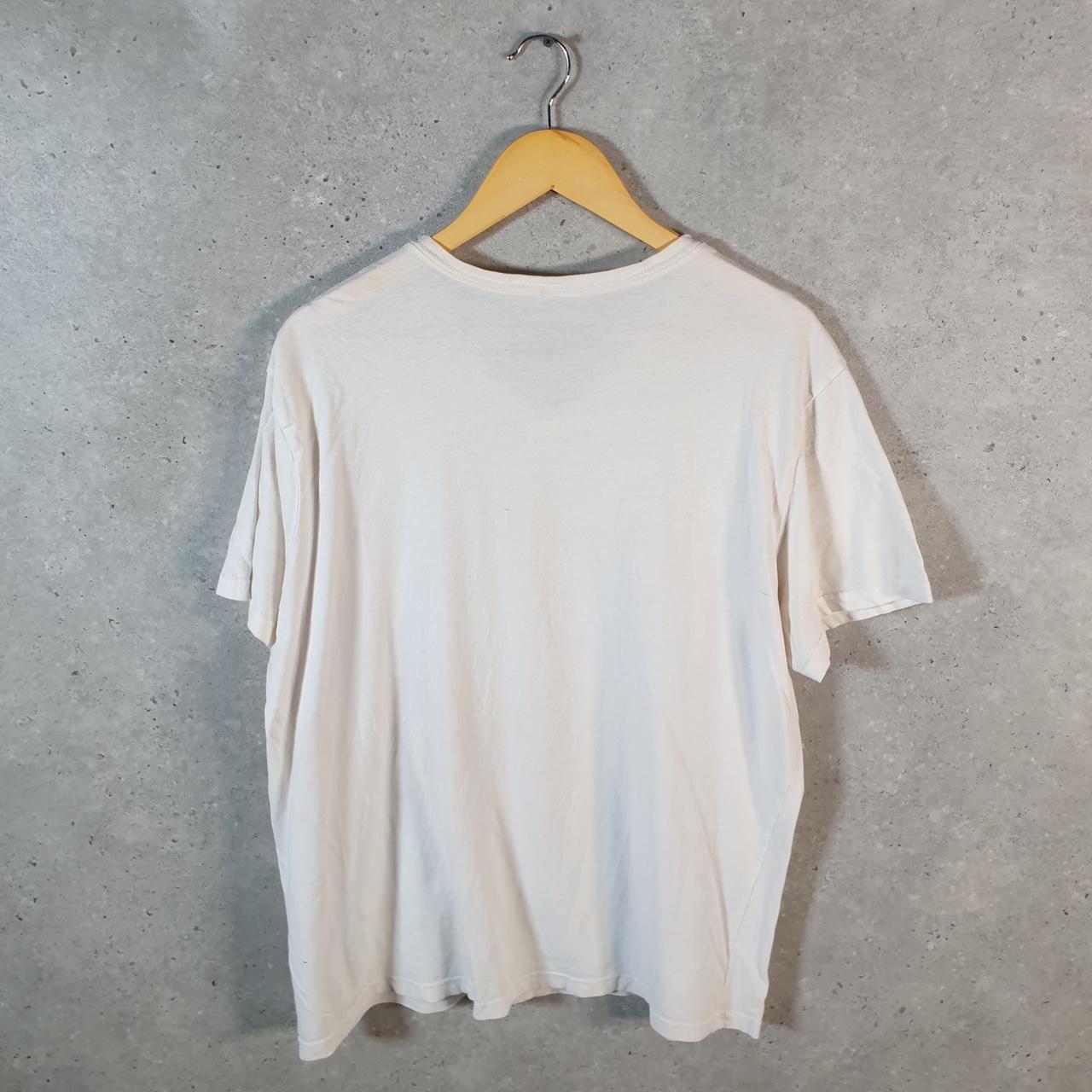 Vintage Tommy Hilfiger T Shirt Men’s XL White Classic Fit Embroidered Logo