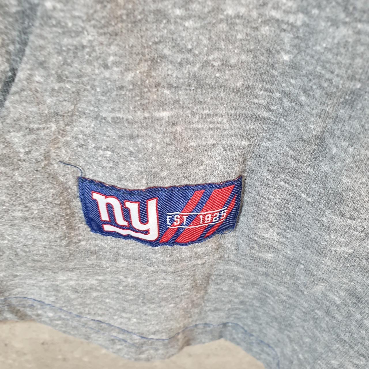 Vintage NFL New York Giants Hoodie Womens Small Grey Pullover USA Pro Sport