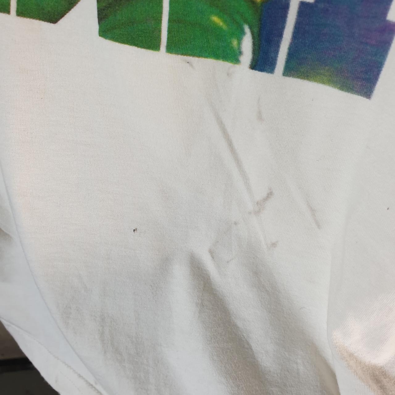 Vintage Puma Usain Bolt T Shirt Mens Medium White sports Logo Athletic