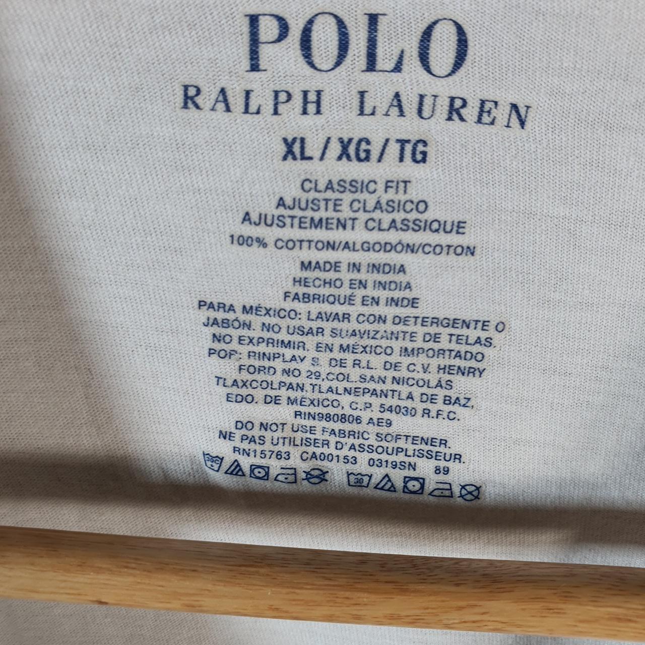 Vintage Ralph Lauren Polo Sport T Shirt Men’s XL White Classic Fit Embroidered Pony
