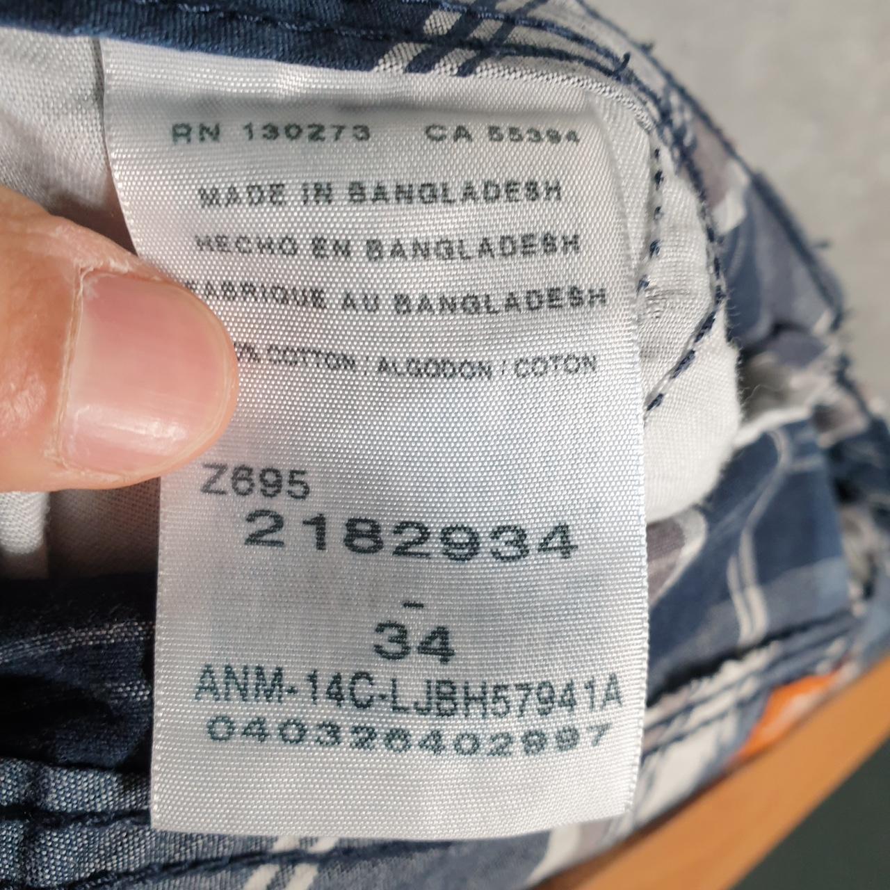 Vintage Lee Dungarees Shorts Jorts Chino Cargo Men’s W34 Checkered Cotton