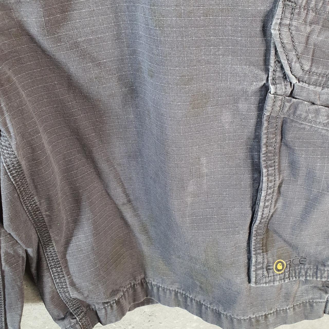 Vintage Carhartt Baggy Carpenter Shorts Jorts Cargo Men’s W40 Grey Relaxed Fit Workwear A4833