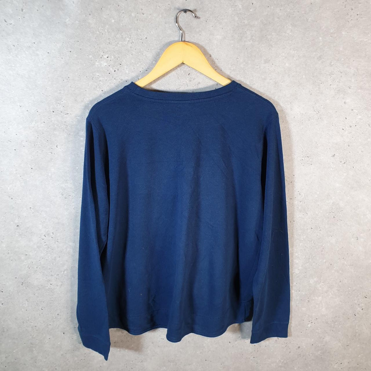 Vintage NFL New England Patriots Sweatshirt Womens XL Navy Blue USA Pro Sport Football