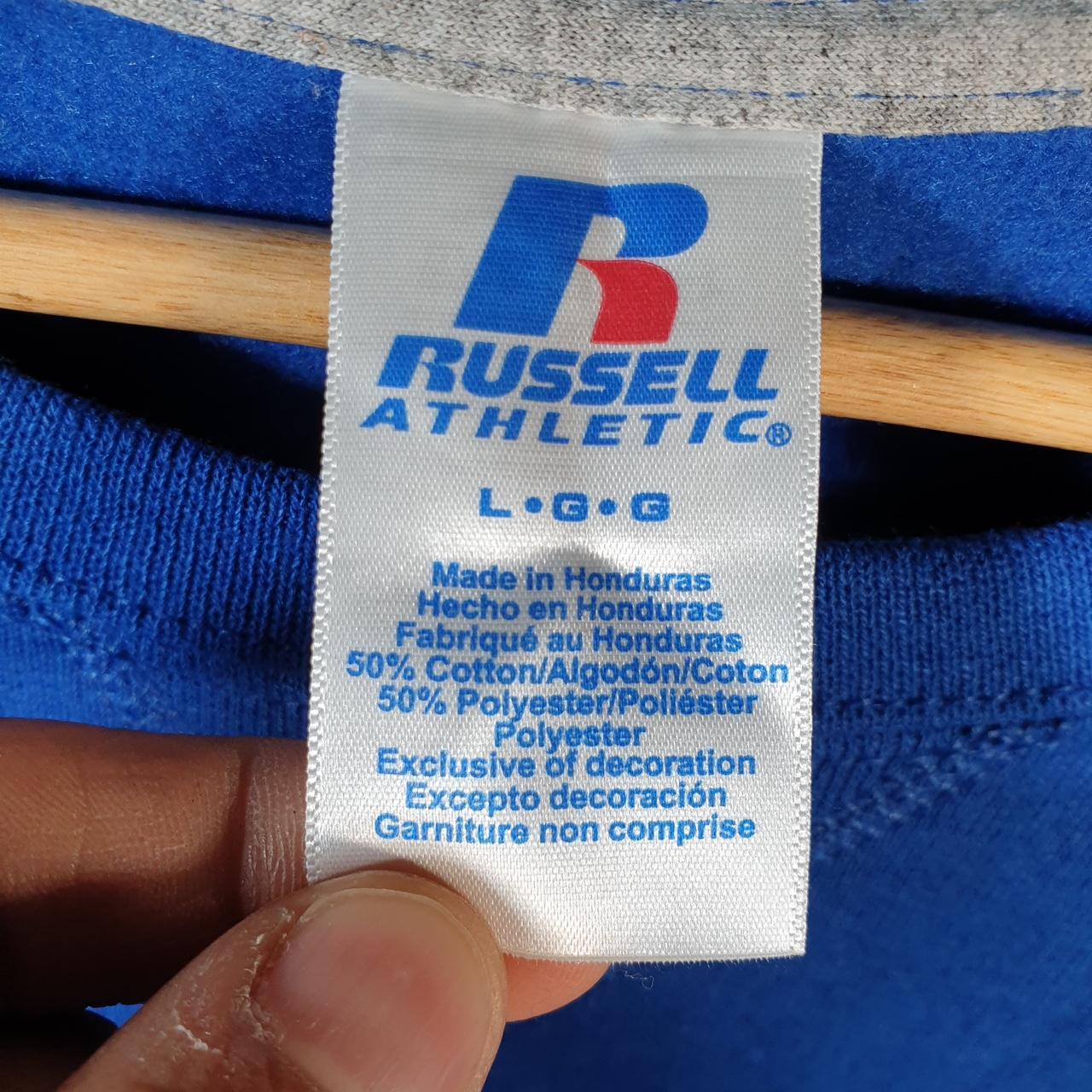 Vintage Russell Athletic Blank Baggy Sweatshirt Men’s Large Blue Pullover