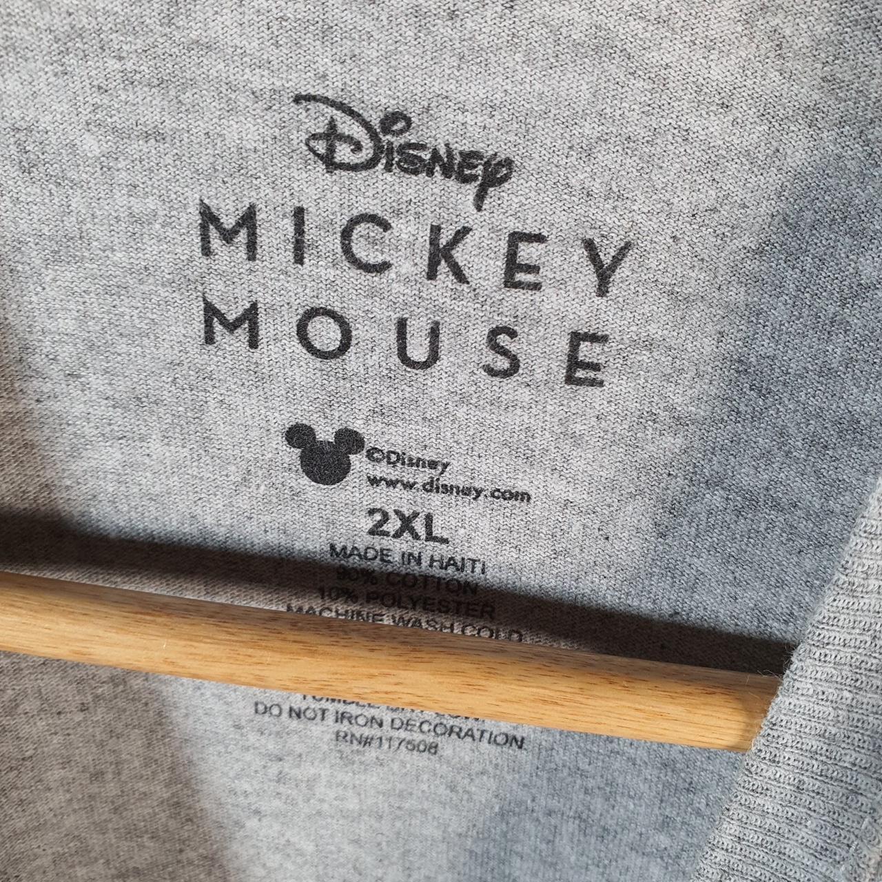 Vintage Disney Land Mickey Mouse T Shirt Men’s 2XL Grey Graphic Cartoon