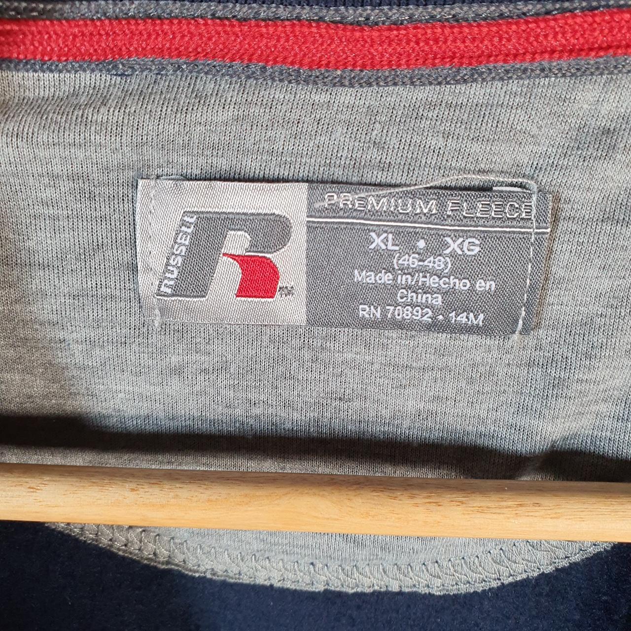 Vintage Russell Athletic Premium Fleece Sweatshirt Men’s XL Navy Blue Pullover Baggy