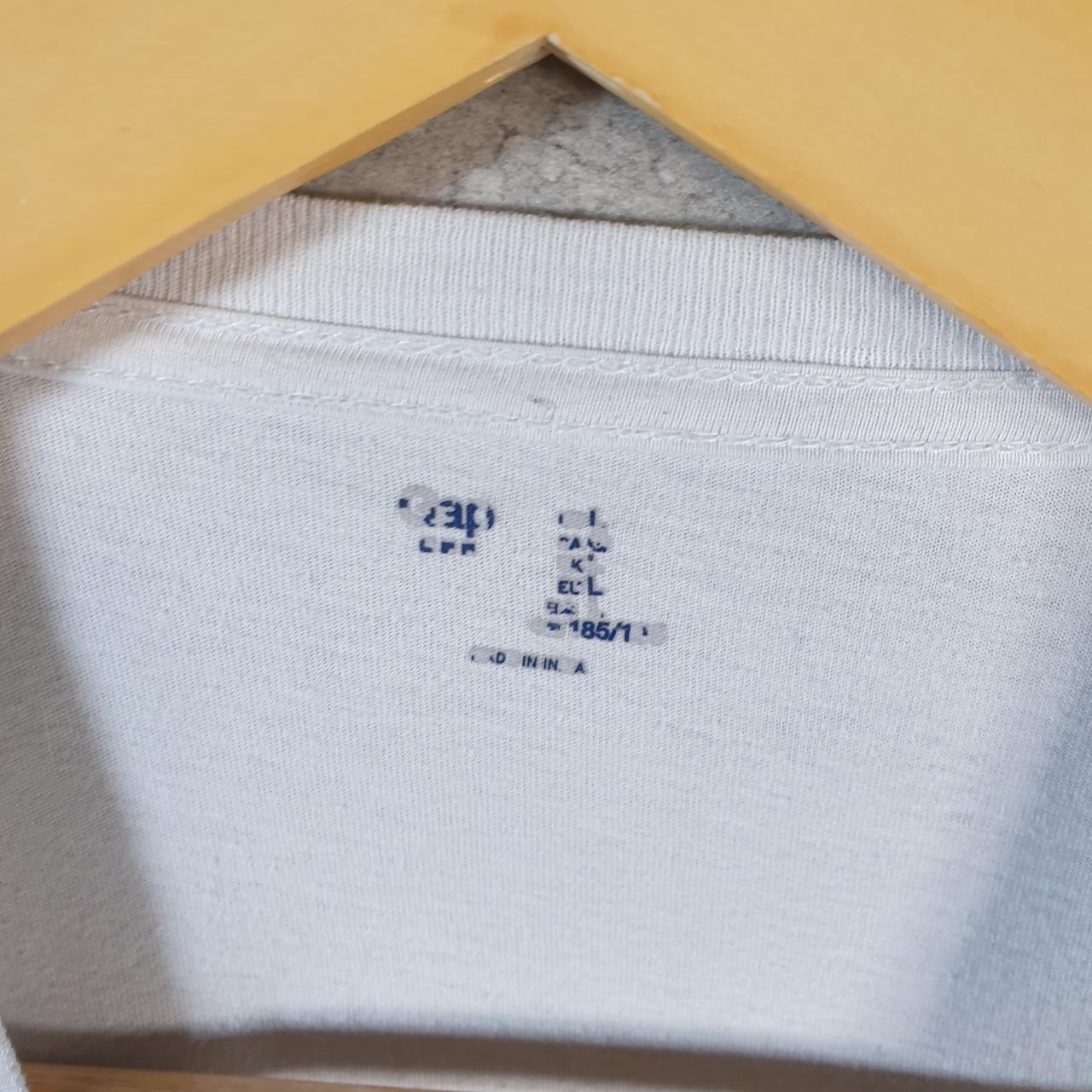 Vintage Gap T Shirt Men’s Large White Classic Fit Blank Baggy