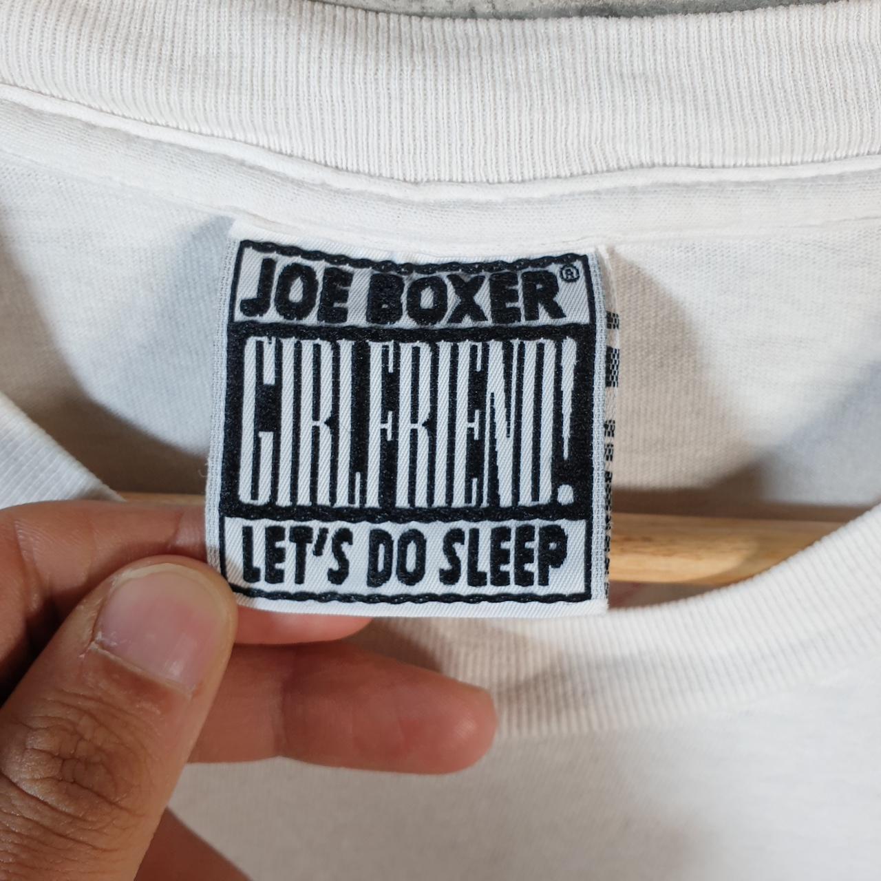 Vintage Joe Boxer Cat Love Heart Graphic 90s USA Single Stitch T Shirt Men’s Medium White