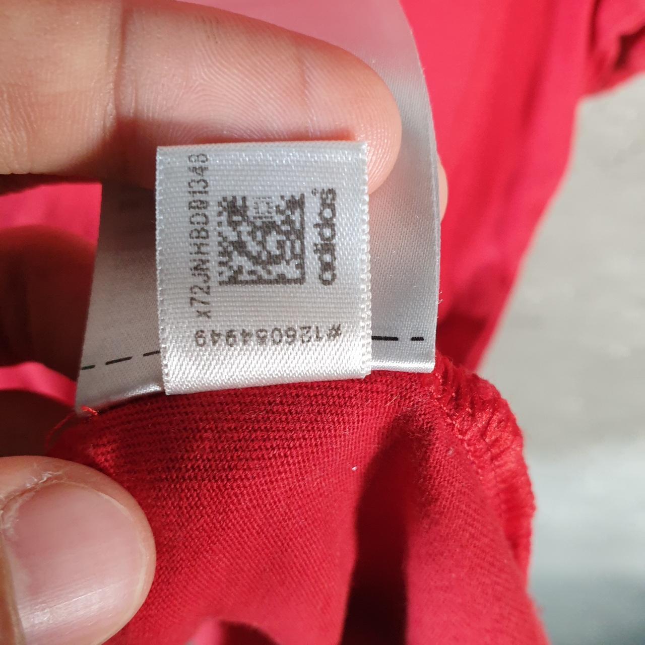 Vintage Adidas Trefoil Retro T Shirt Men’s Small Red Three Stripes Logo Athletic