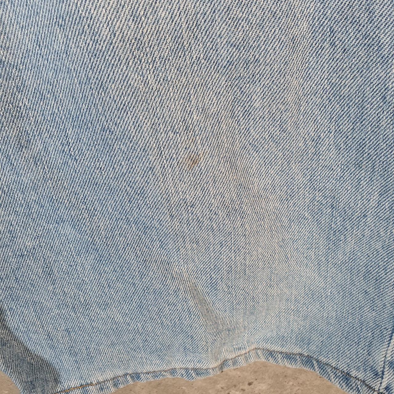 Vintage Wrangler Denim Shorts Jorts Cargo Men’s W34 Relaxed Blue Baggy Cotton