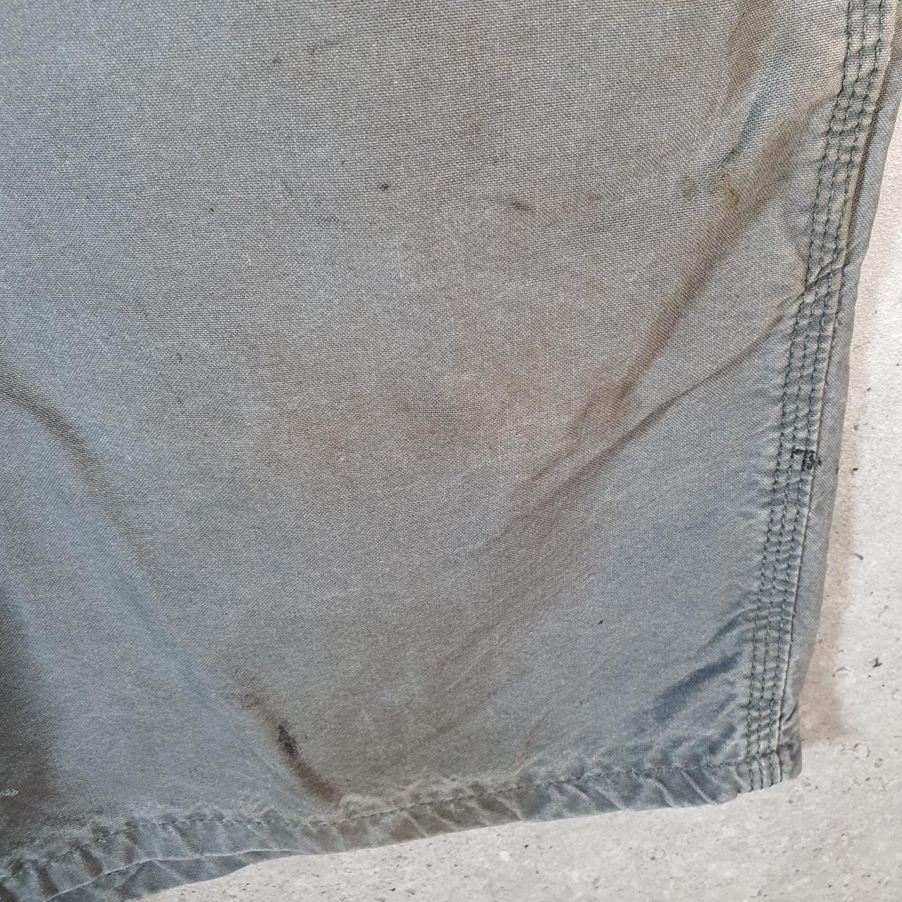 Vintage Carhartt Baggy Carpenter Shorts Jorts Cargo Men’s W36 Grey Relaxed Fit Workwear A4845