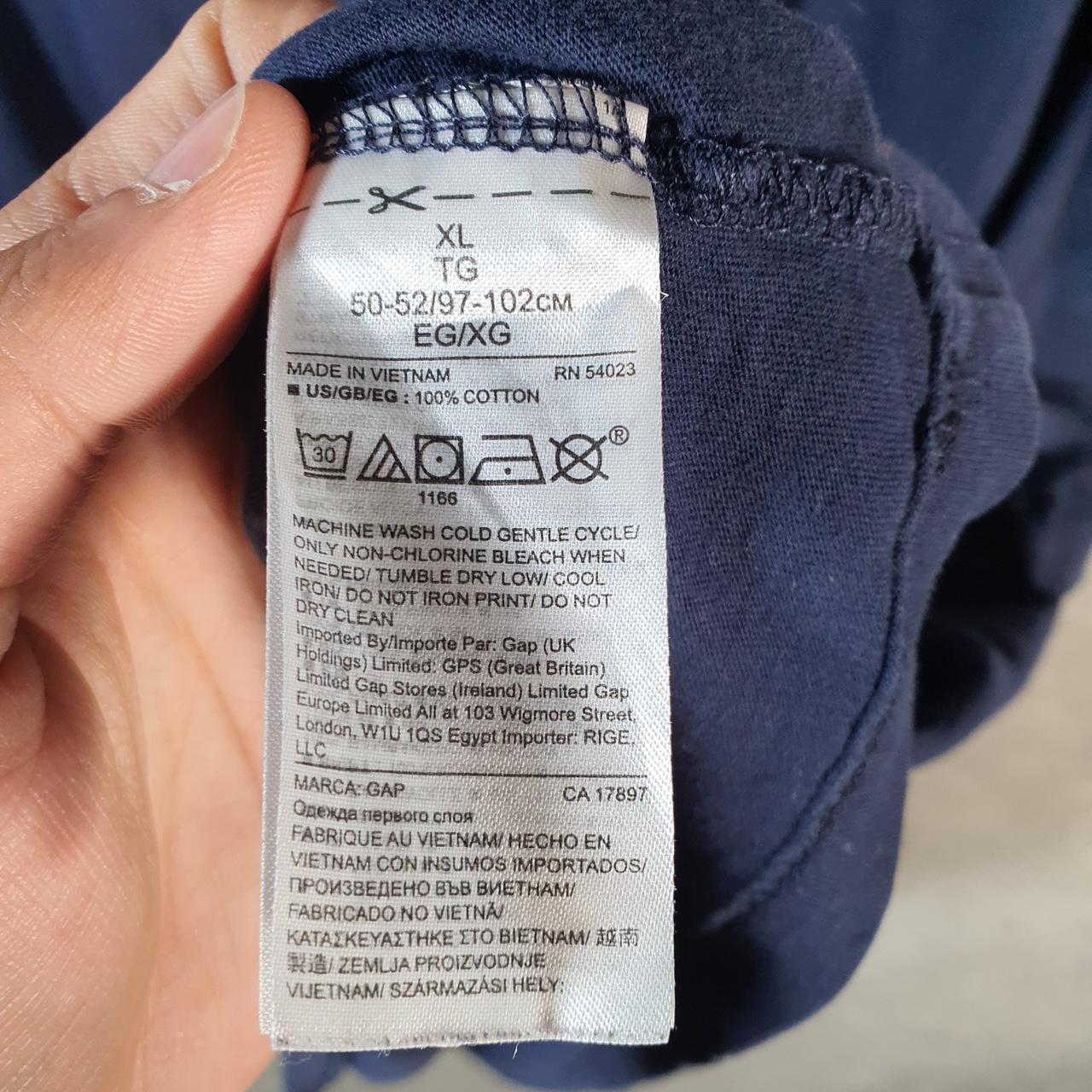 Vintage Gap Make Waves Surfing T Shirt Men’s XL Navy Blue Logo Classic Fit